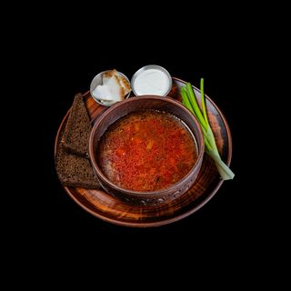 Борщ зі свининою