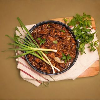 Пилешки дробчета с лук (200г)