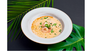 Zupa Tom Kha z Krewetkami