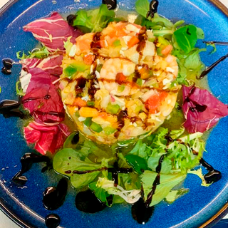 Salpicón De Rape Y Gamba Roja