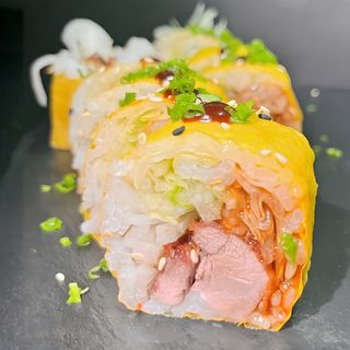 Fotomaki de pato (sin algo nori)