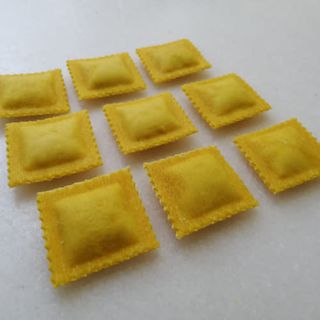 Ravioles de Calabaza con Amaretti