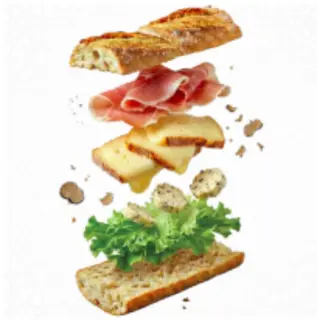  Sandwich Raclette fondue   