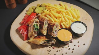 Shaorma arăbească de vită