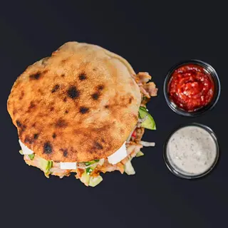 Burger Bossa z wieprzowiną