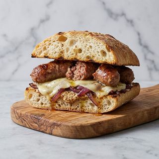 Panino con salsiccia