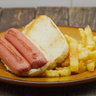 Menú infantil perrito