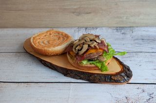 Hamburguer de cogumelos