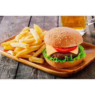 Mini Beef Burger With Fries