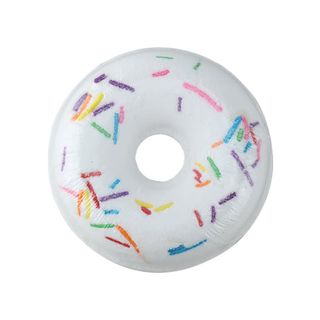 დონატის აბაზანის ბომბები თეთრი