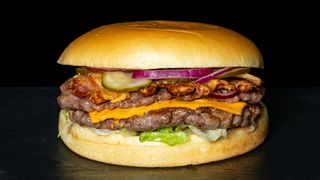 Double Bacon Smash burger