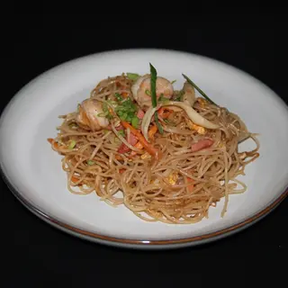 Spaghetti di riso con frutti di mare(253)