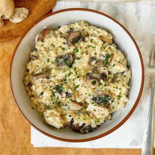 Risotto Poulet Champignons