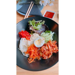 Bibim Ramen De Kimchi(Sin sopa)