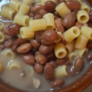 Pasta e fagioli e patate