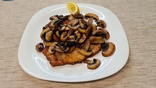 Свинско контра филе с гъби (250г)