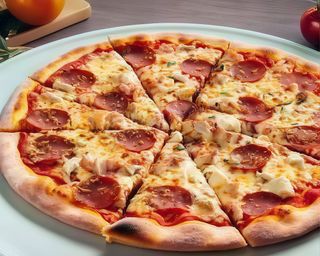 Pizza americana (30 cm.)