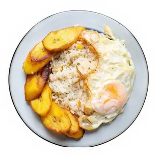 Arroz a la cubana