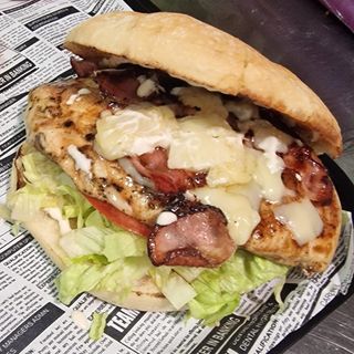 Hamburguesa De César Chicken Burger