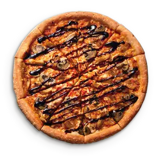 Pizza Beef Bbq Large