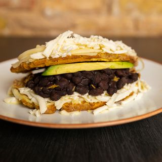 Patacón vegetariano 