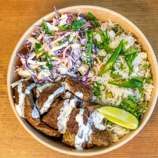 Beef Masala Bowl+bebida+fries (Menu deal)