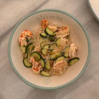 Spicy Shrimp Noodles Salad