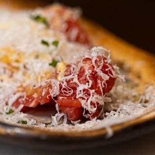 Carpaccio de ternera con "Parmigiano Reggiano"