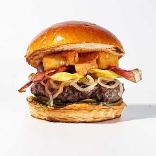 Burger La Central+ fritas