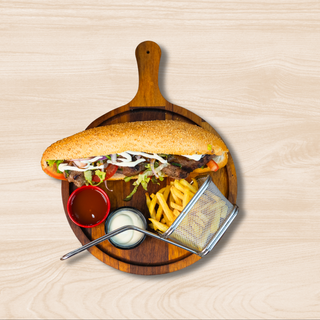 Sandwich De Boulettes Grillées