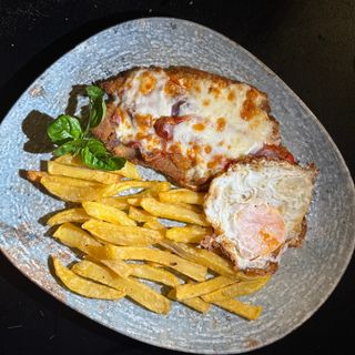 Milanesa de ternera completa 