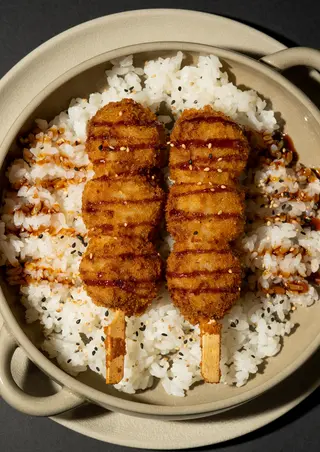 Yakitori Beef Bomb Tempura