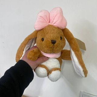 Кролик з бантиком 30 см
