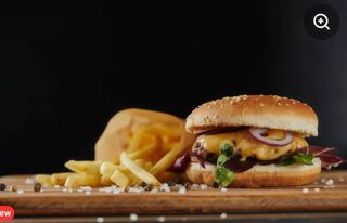 Menú Hamburguesa De Pescado