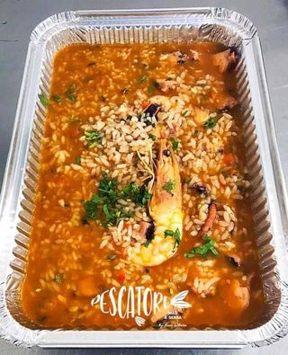 Arroz de robalo da nossa costa e camarões (2pax)