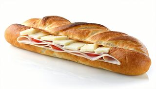 Panino fesa di tacchino, mozzarella e pomodoro