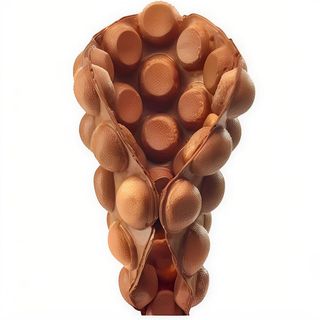 Bubble Waffle con Salsa de Pistacho y Granillos de Pistacho