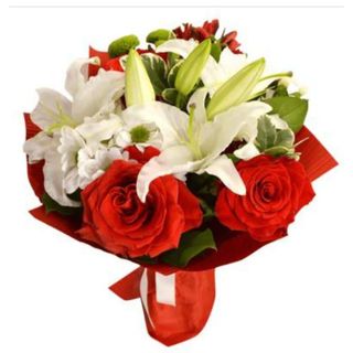 Crimson Romance Bouquet