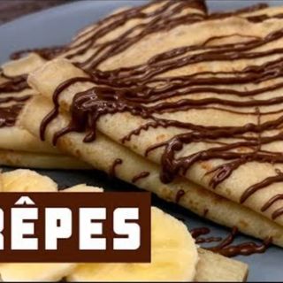 Crêpe con chocolate