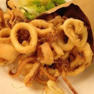 Frittura di calamari e gamberi