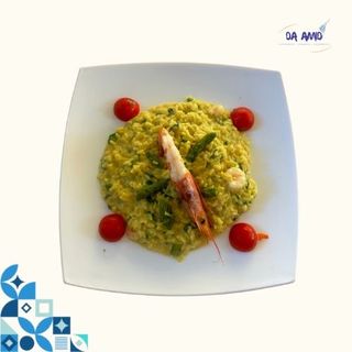 Risotto asparagi e gamberi
