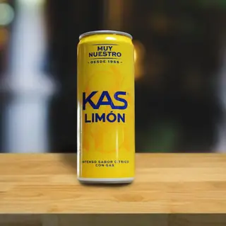 KAS Limón Refresco con gas sabor Limón Lata 330ml