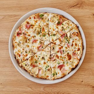 Pizza Funghi E Bacon