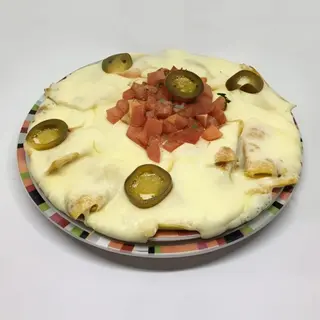 Nachos veganos con guacamole