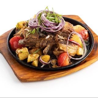 Куырдак из тушеной мякоти говядины