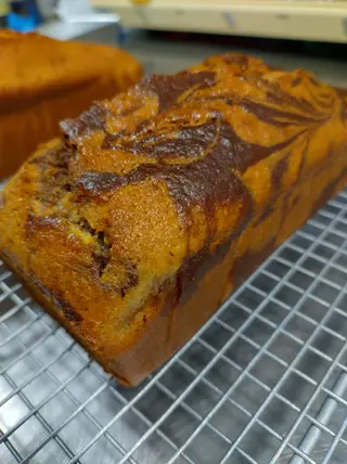Plumcake piccolo intero vaniglia-cacao