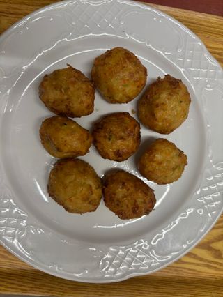 Bolitas de verduras frita