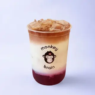 Iced Bluberry Latte