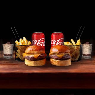 Dúo Burguitos + Postre