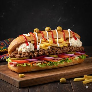 Bocadillo De Ternera Picada